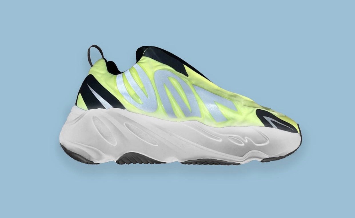 yeezy phosphor on feet